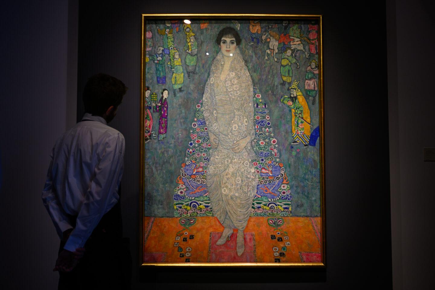 Portret Elisabeth Lederer namalowany przez Gustawa Klimta