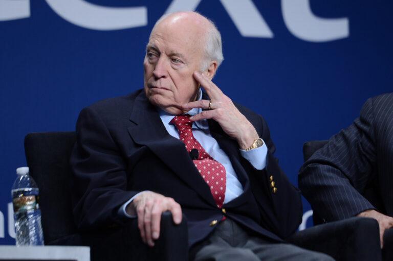 Na zdjęciu były wiceprezydent USA Dick Cheney
