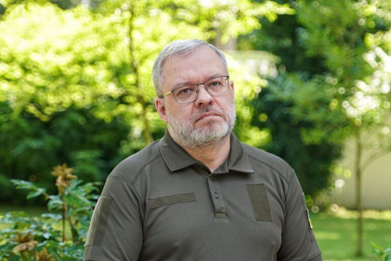 Na zdjęciu zawieszony minister sprawiedliwości Ukrainy Herman Hałuszczenko