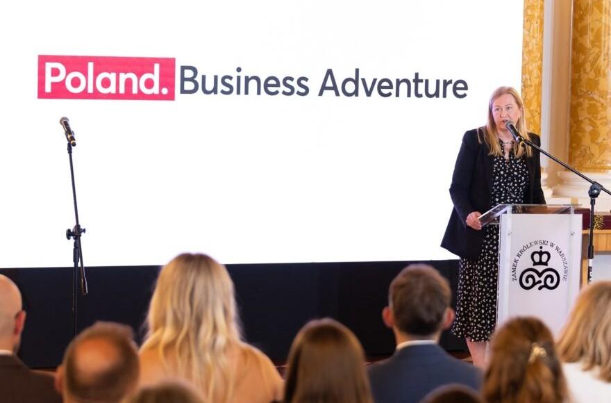 Magdalena Skarżyńska, wiceprezes PAIH na podsumowaniu programu Poland Business Adventure
