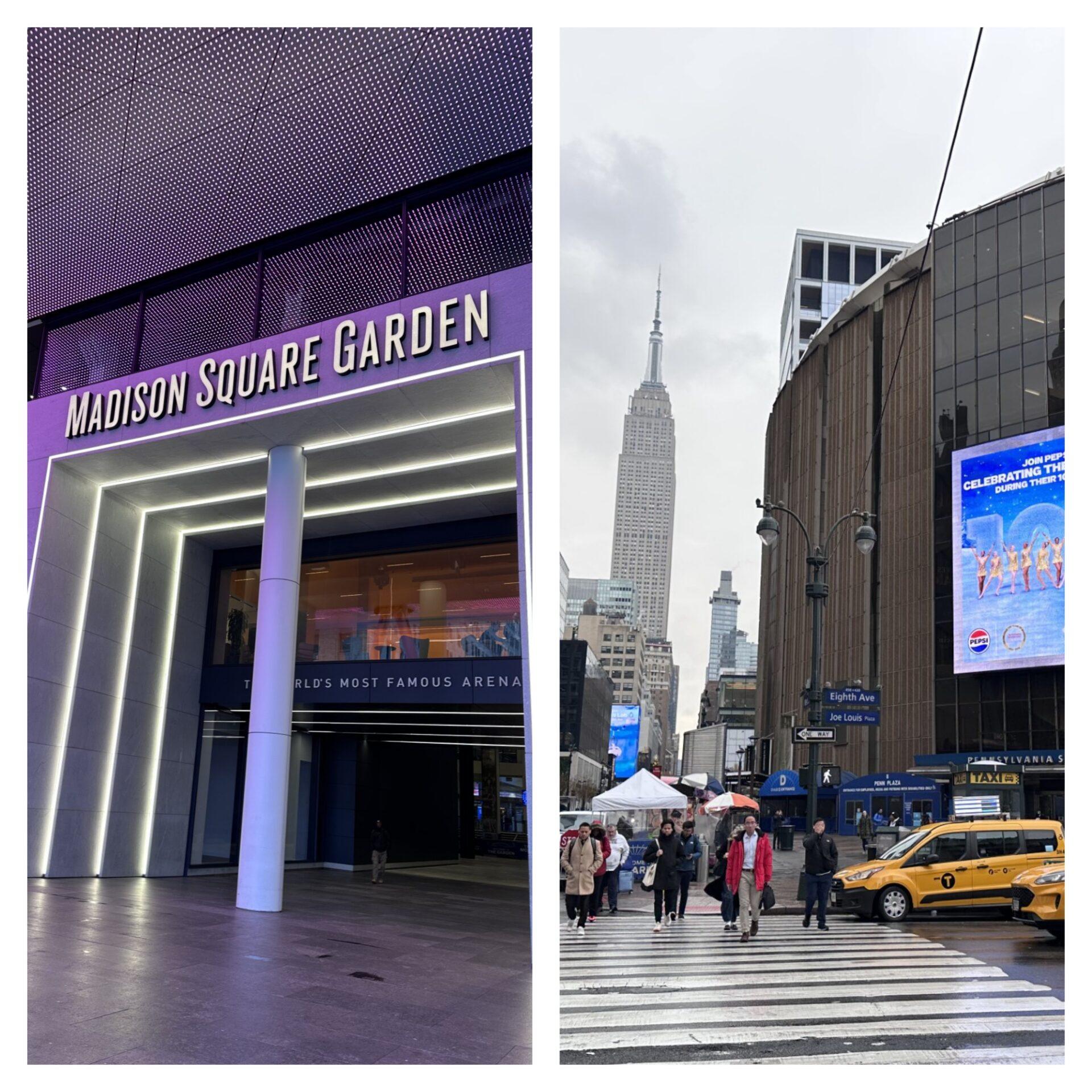 Madison Square Garden, New York Knicks, New York Rangers, NHL, NBA