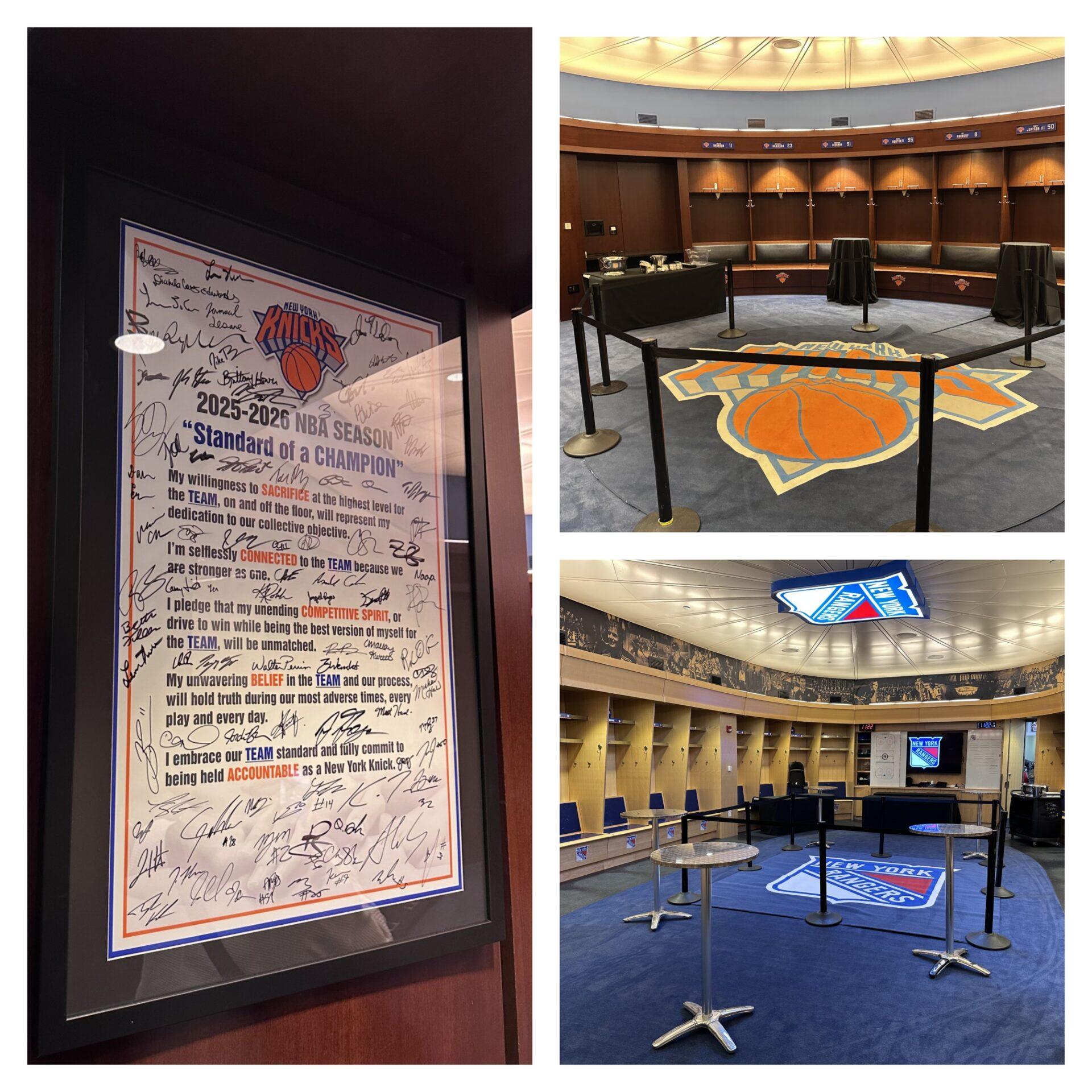 Madison Square Garden, New York Knicks, New York Rangers, NHL, NBA