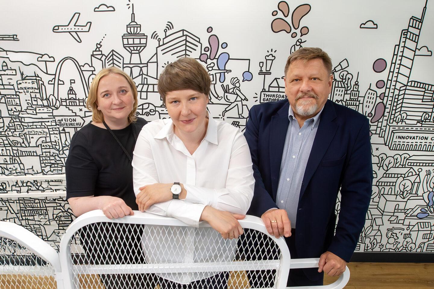 dr Anna Krause, dr Joanna Lipner, dr Stanisław Pikul (prezes), współzałożyciele i członkowie zarządu spółki Pikralida