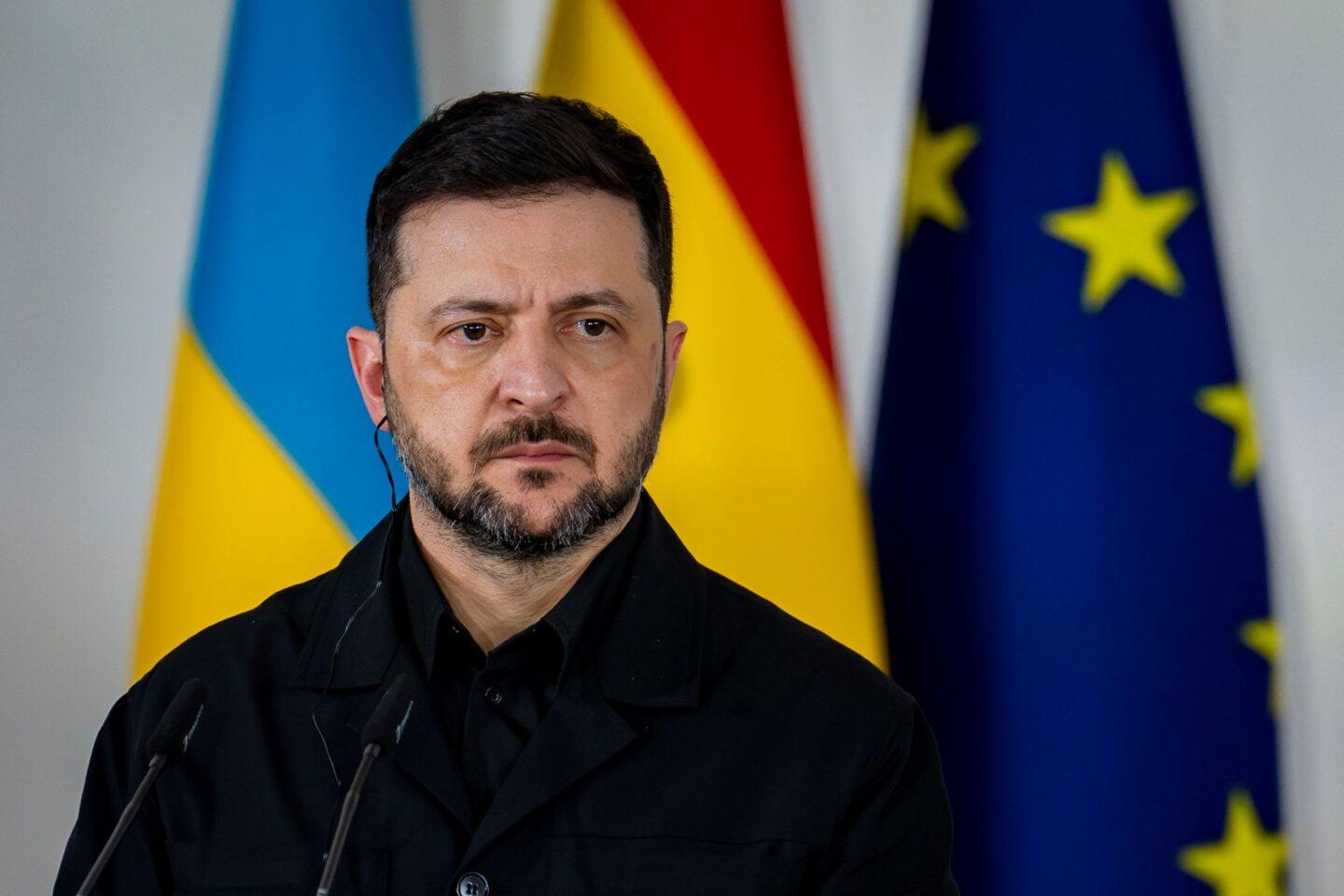 Prezydent Ukrainy Wołodymyr Zełenski