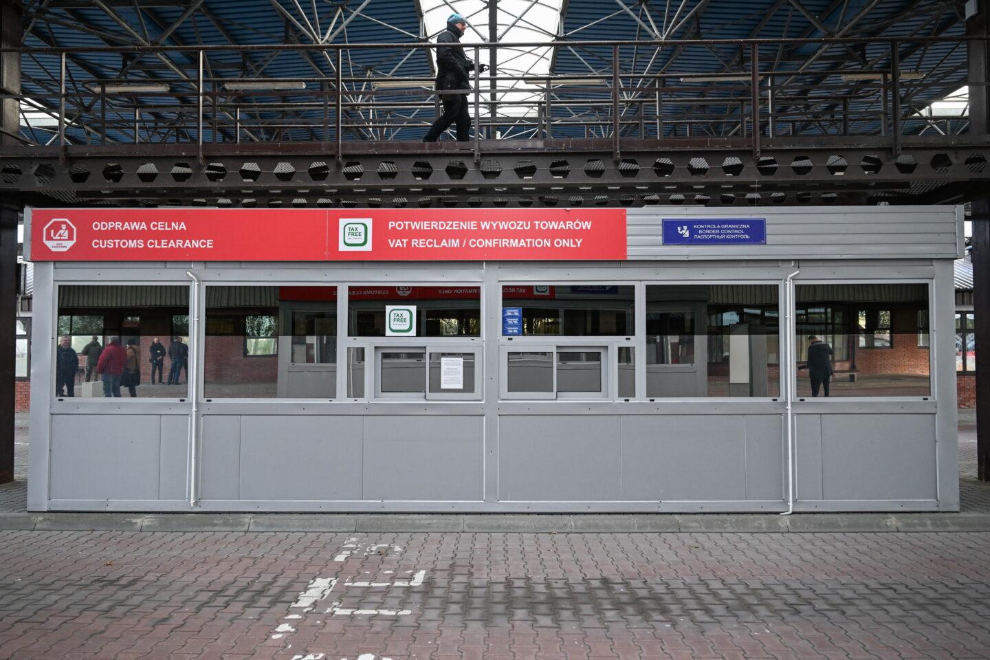 Polsko-białoruskie przejście graniczne w miejscowości Sławatycze