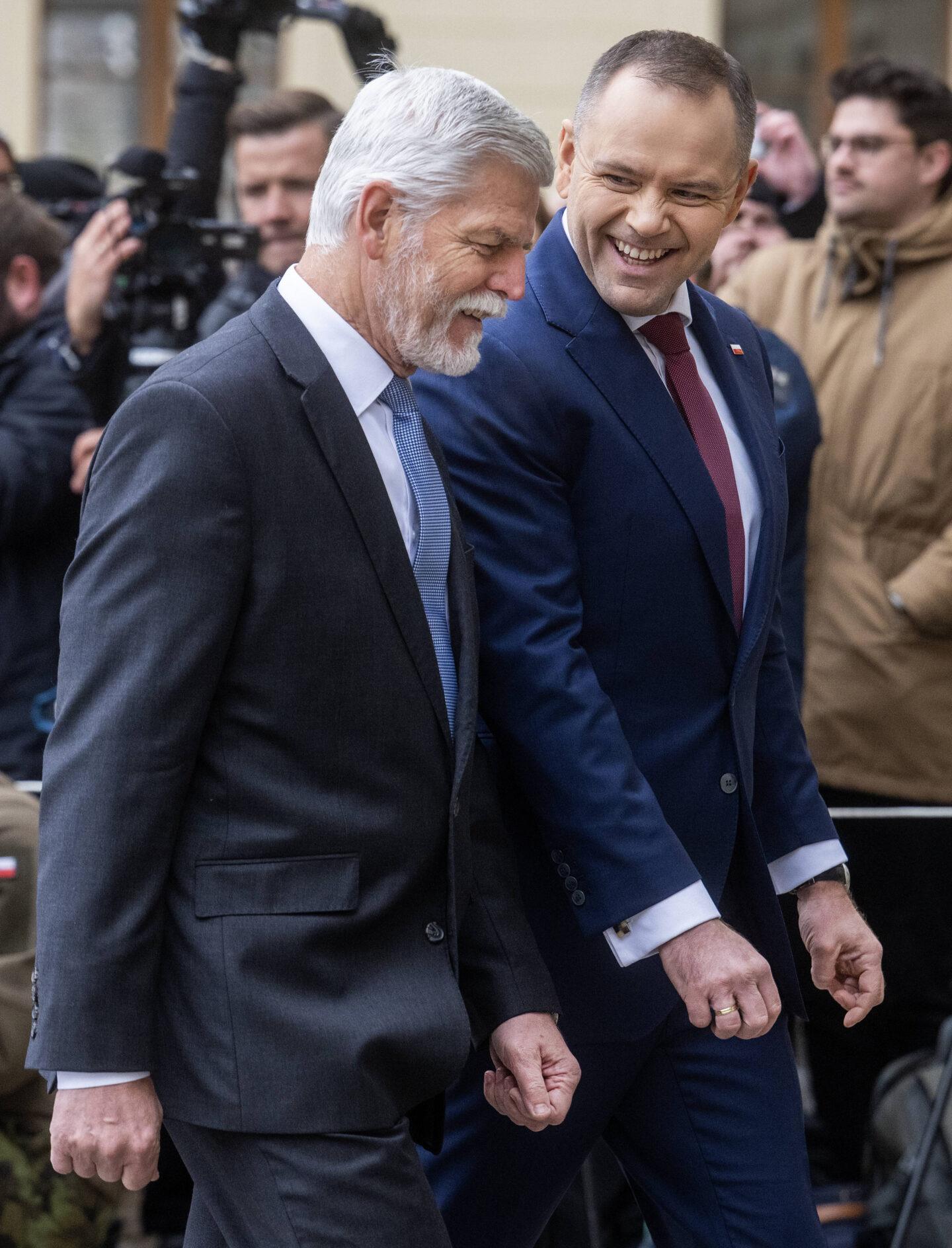 Na zdjęciu Karol Nawrocki i Petr Pavel