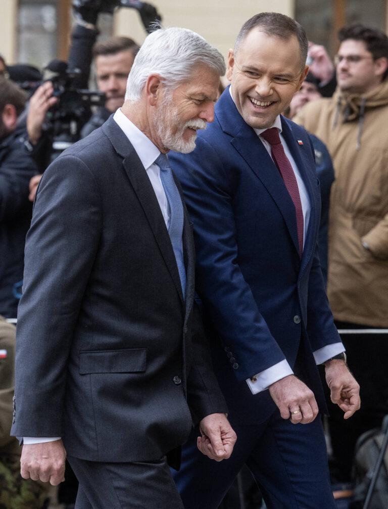 Na zdjęciu Karol Nawrocki i Petr Pavel