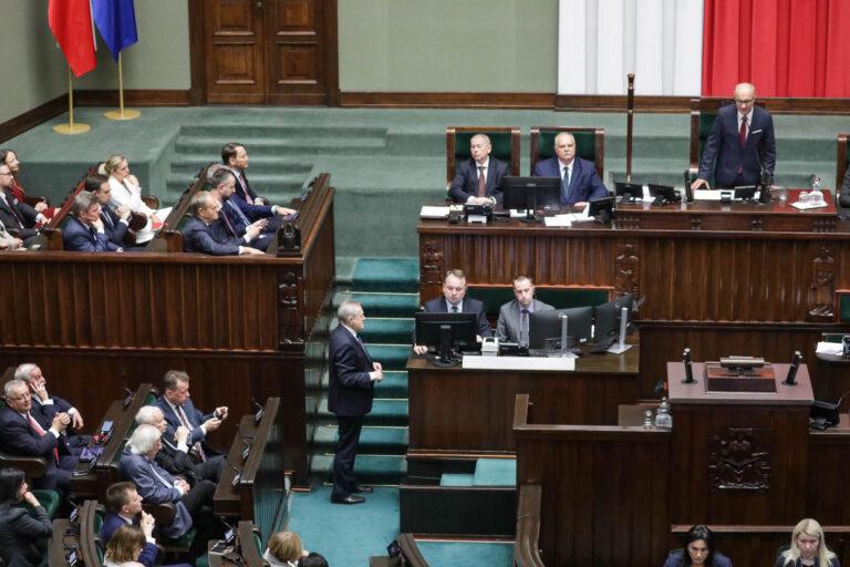 Na zdjęciu obrady Sejmu RP 18 listopada 2025 r.