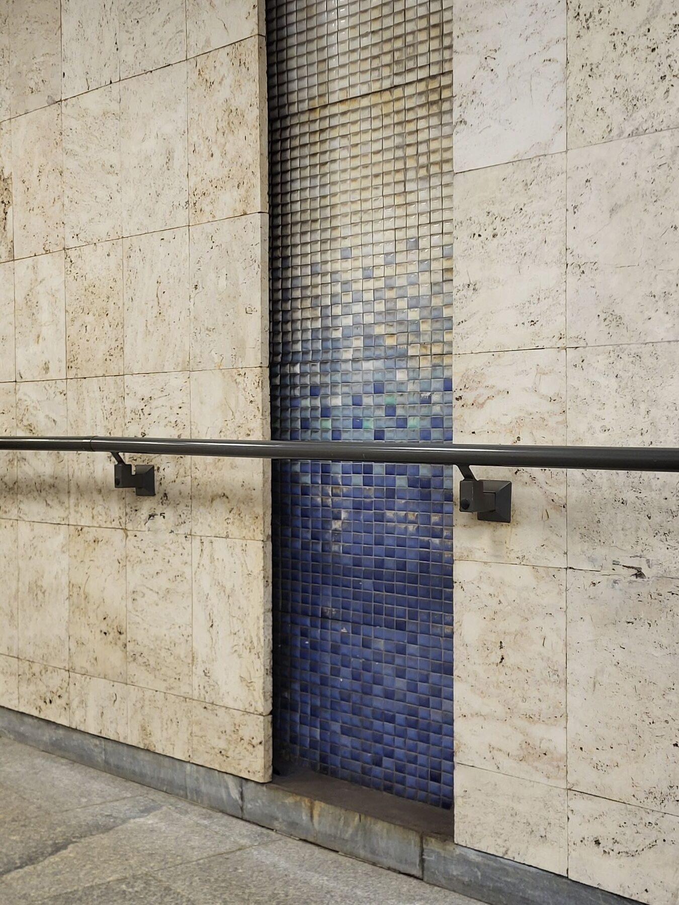 Mozaika. Dworzec Warszawa Śródmieście