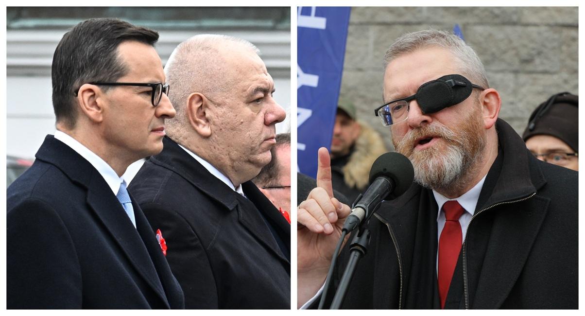 W PiS dochodzi do coraz ostrzejszych napięć. Były premier Mateusz Morawiecki chciałby wrócić do dawnej roli. Zabiega o głosy centrum. Jego ambicje tłumi Jacek Sasin, który sugeruje konieczność współpracy z Grzegorzem Braunem.