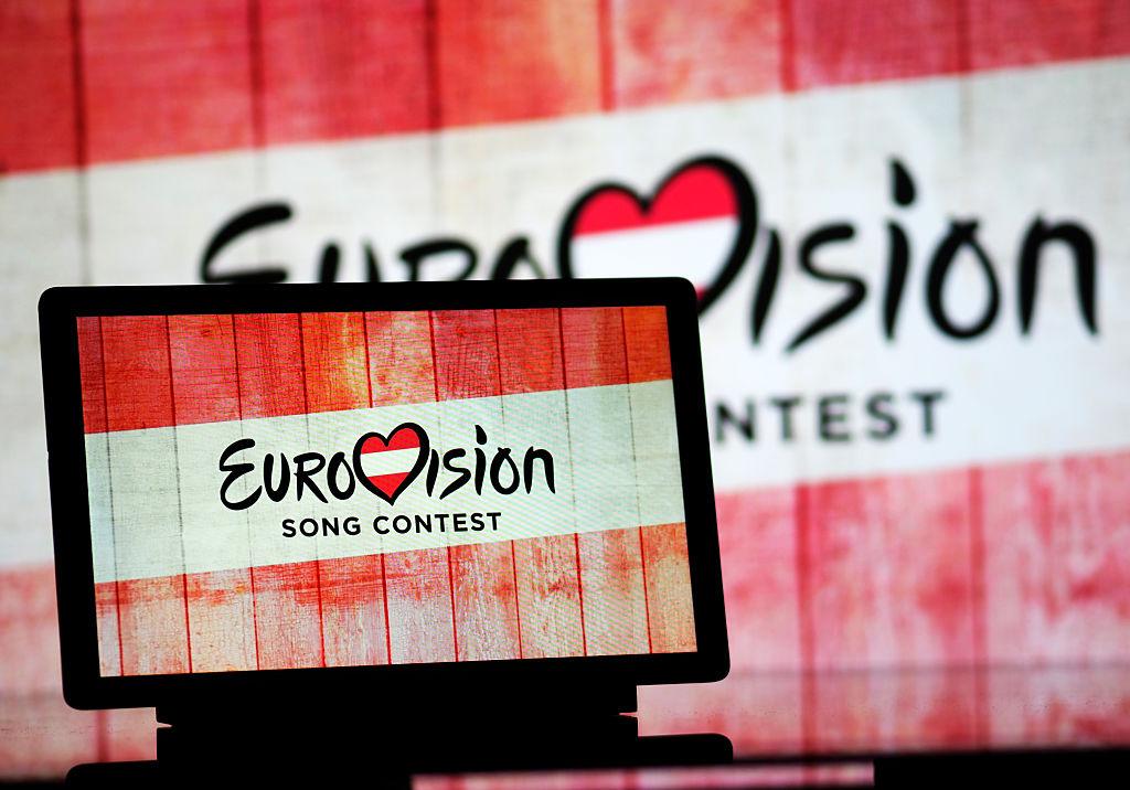 Na zdjęciu logo austriackiego konkursu Eurowizji