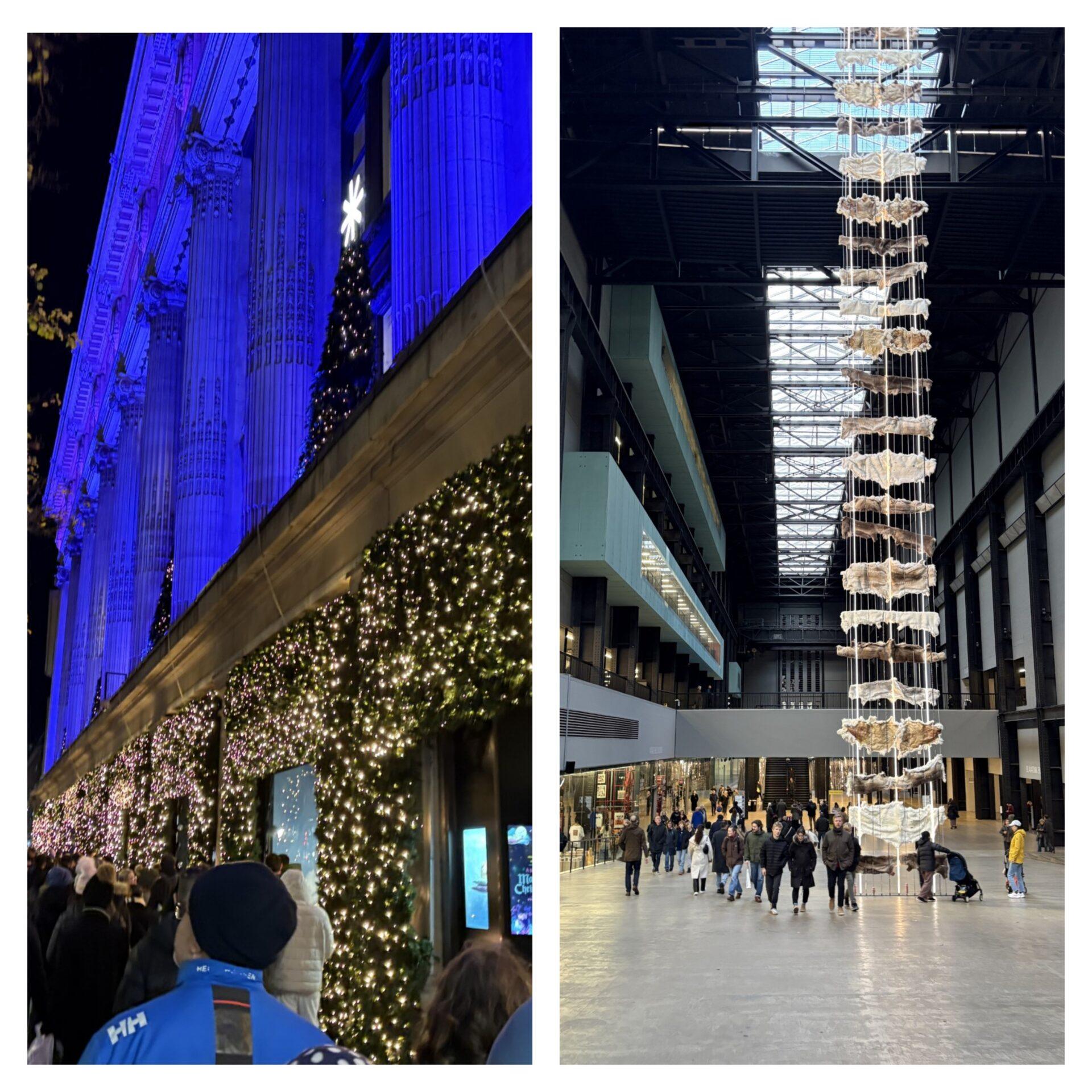 Londyn, miejsce z filmu "to właśnie miłość", wczoraj i dziś.