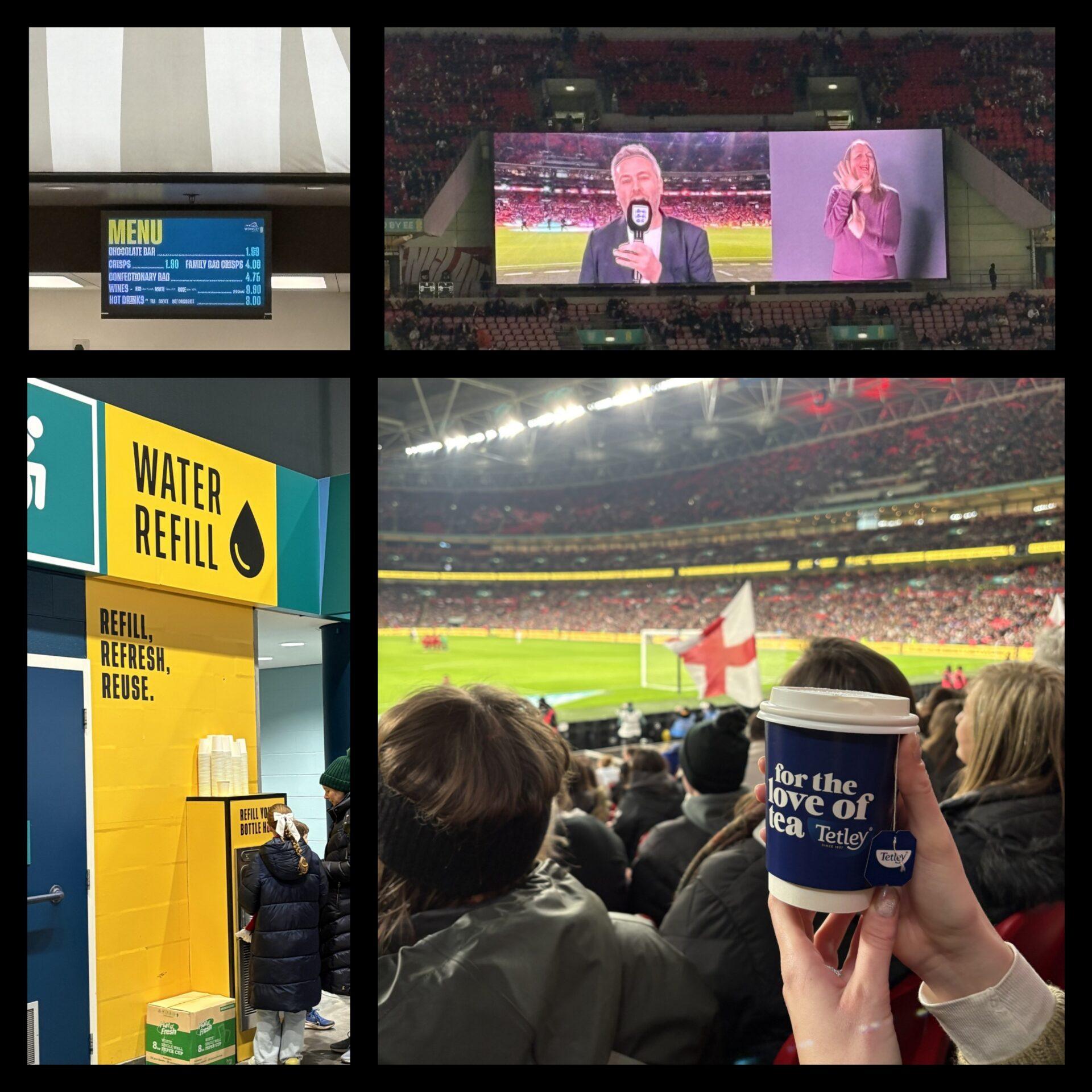 Udogodnienia na Wembley.