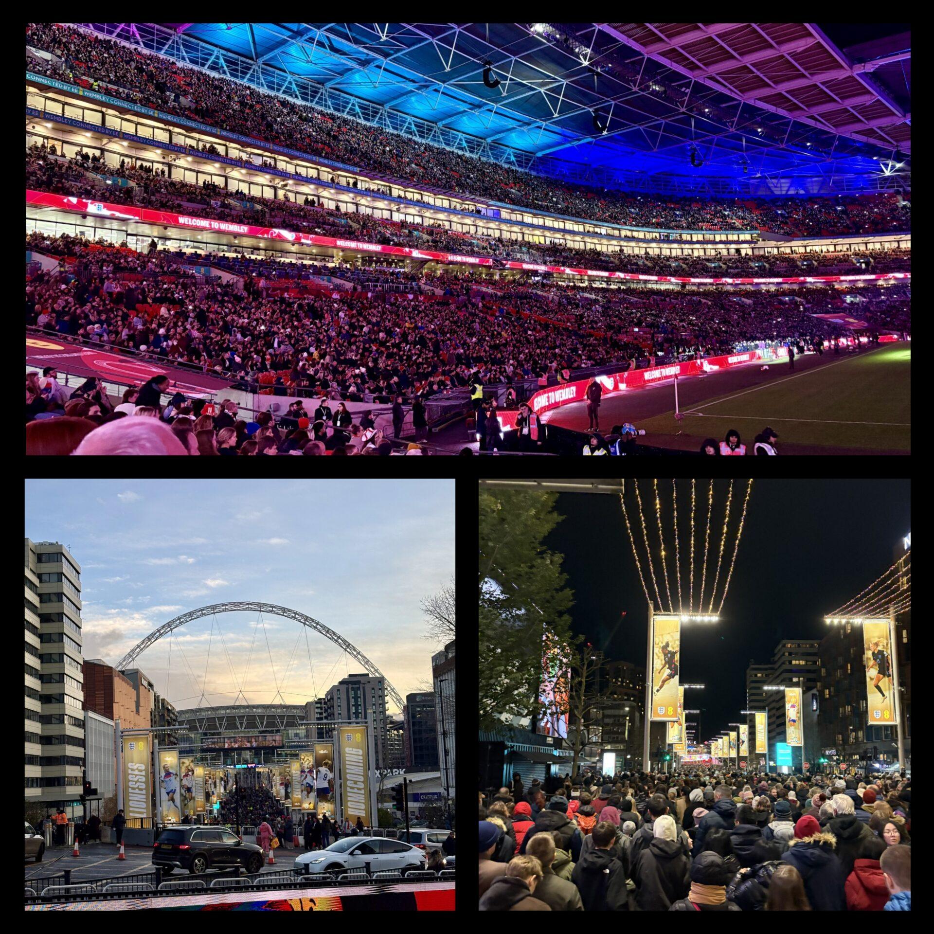 Pełne trybuny na Wembley.