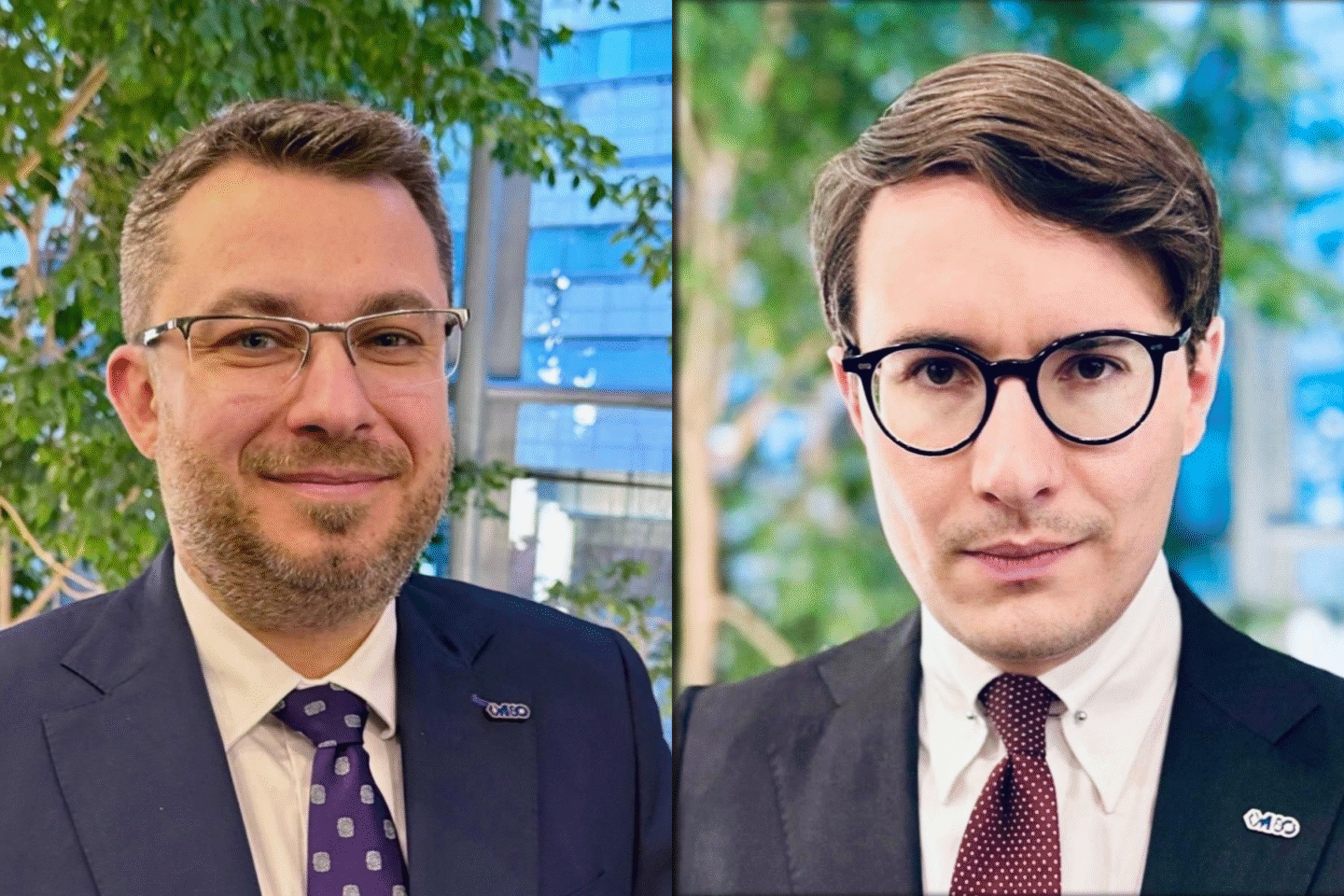 Jakub Stypuła, prezes Polimeksu Mostostal i Konrad Kąkol, wiceprzewodniczący rady nadzorczej Polimeksu Mostostal.