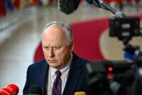 Wiceminister obrony narodowej Paweł Zalewski w drodze na spotkanie szefów resortów spraw zagranicznych państw UE w formacie obronnym