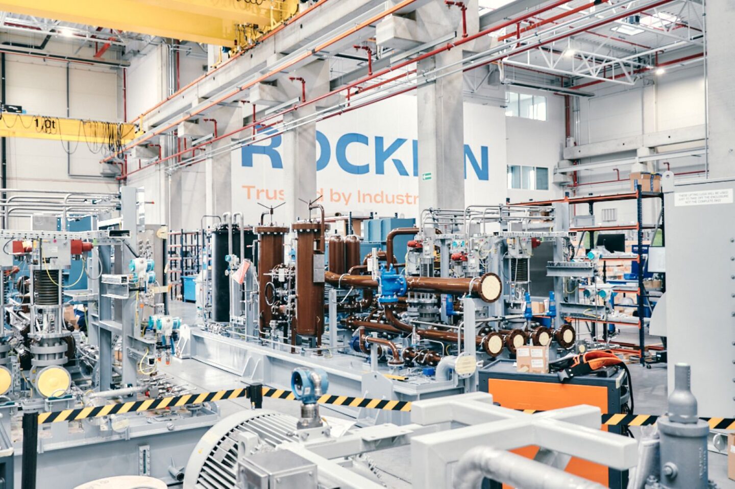 Na zdjęciu hala produkcyjna Rockfin