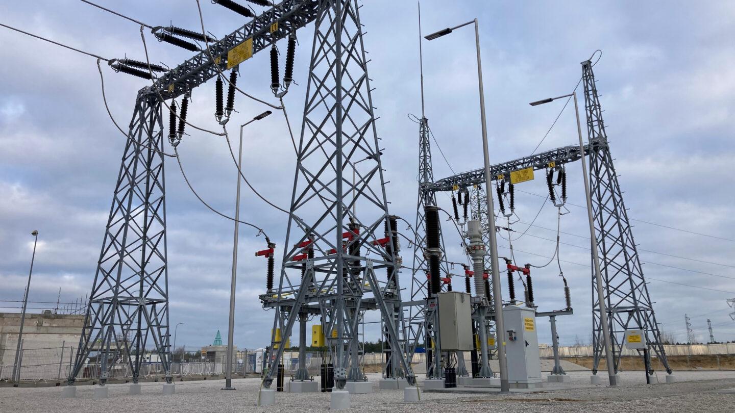 Na zdjęciu przedpole 110kV elektrowni CCGT Ostrołęka