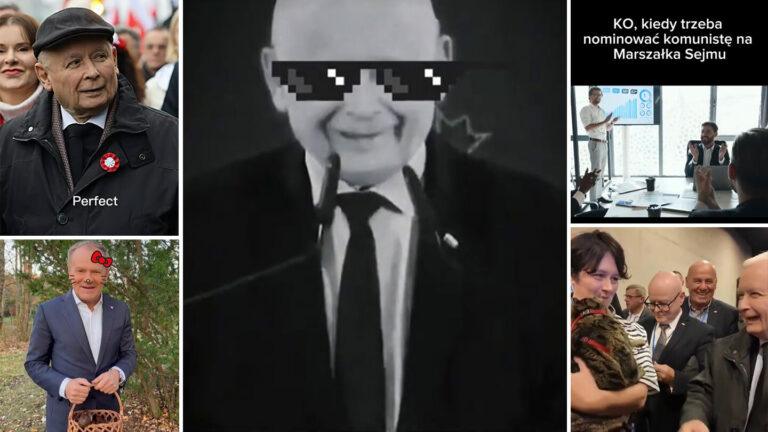 Zrzuty ekranu z konta Prawa i Sprawiedliwości na TikToku