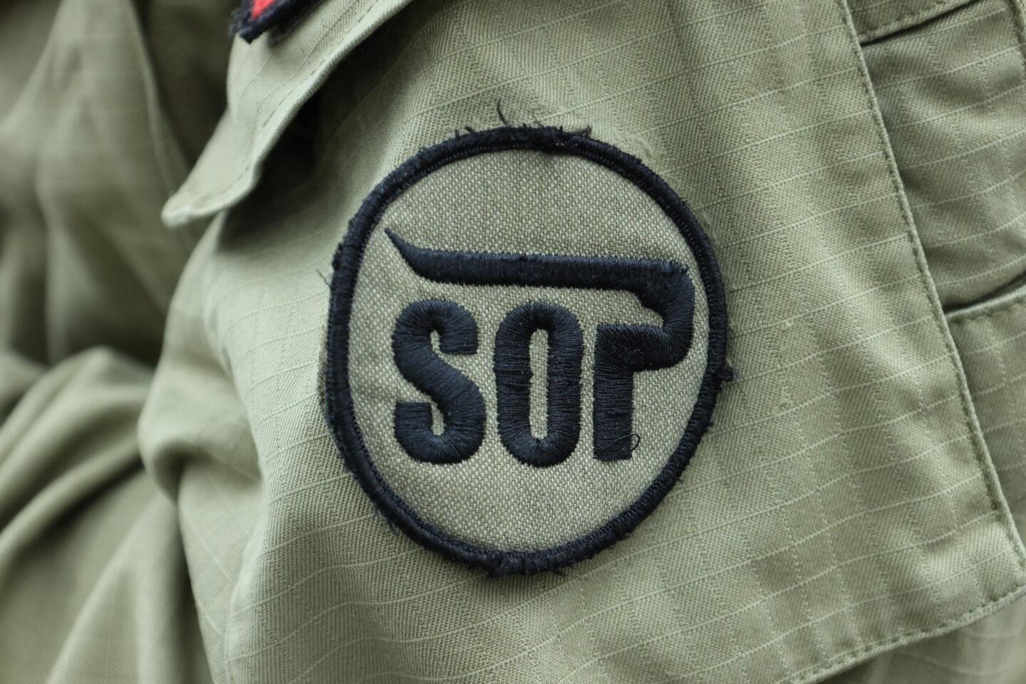 Naszywka z logiem Służby Ochrony Państwa