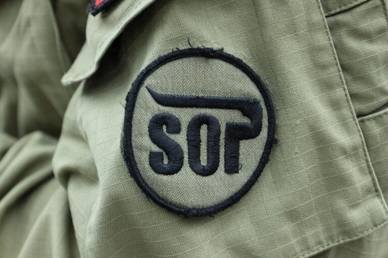 Naszywka z logiem Służby Ochrony Państwa