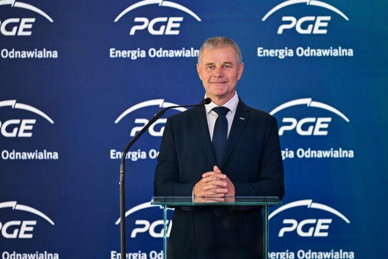 Na zdjęciu prezes PGE Energia Odnawialna Krzysztof Muller