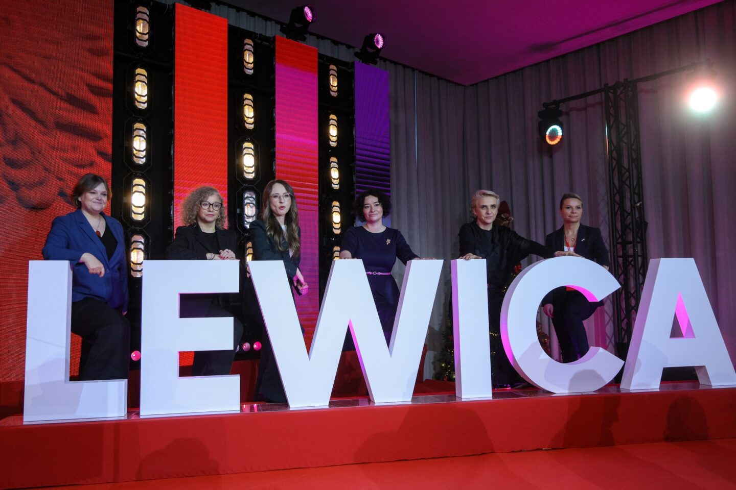 Politycy Lewicy podczas Kongresu Wyborczego Nowej Lewicy