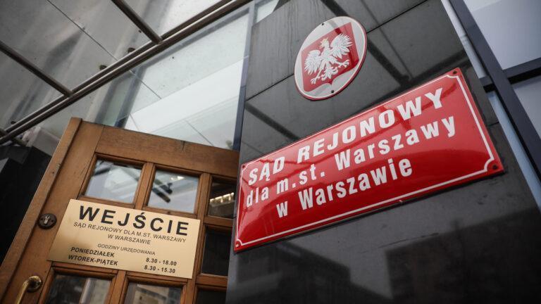 Wejście do Sądu Rejonowego dla m.st. Warszawy