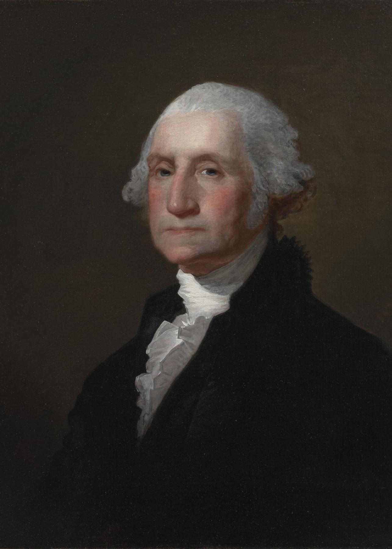 Portret George’a Washingtona zamówiony u Gilberta Stuarta w 1804 r.