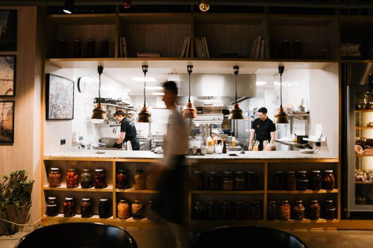 kuchnia w lubelskiej restauracji Spokojna 2