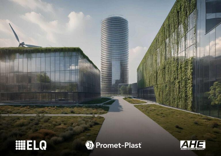 Wizualizacja inwestycji budowanej przez ELQ dla Promet-Plast