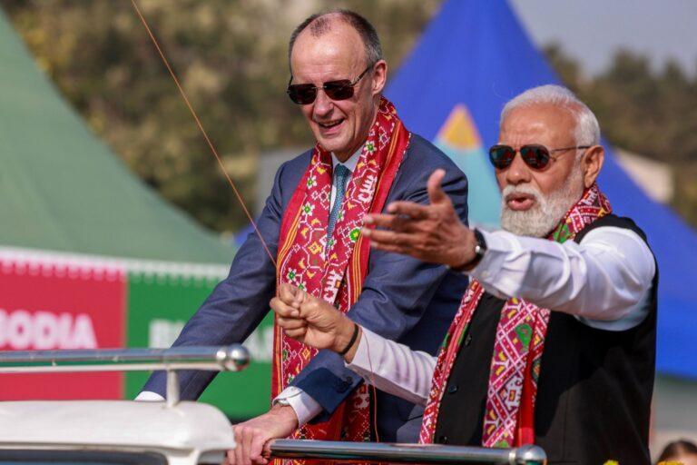 Kanclerz Friedrich Merz i premier Narendra Modi