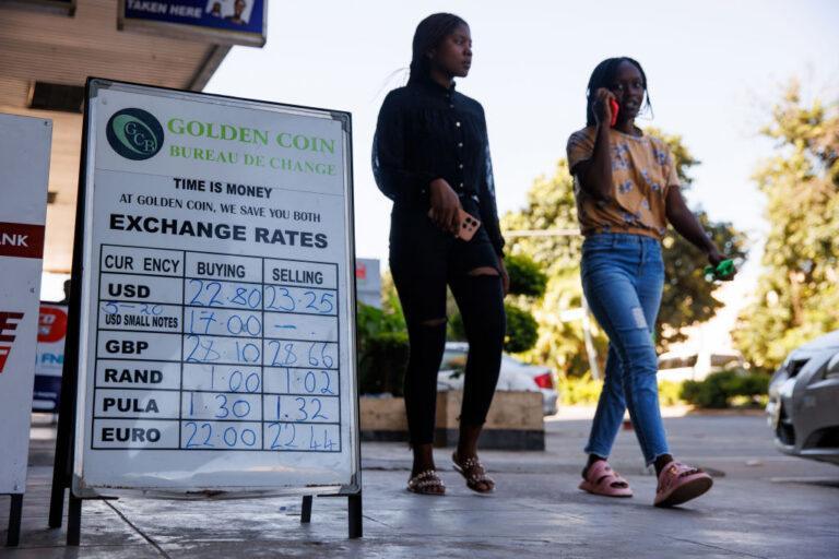 Kantor wymiany walut w Zambii