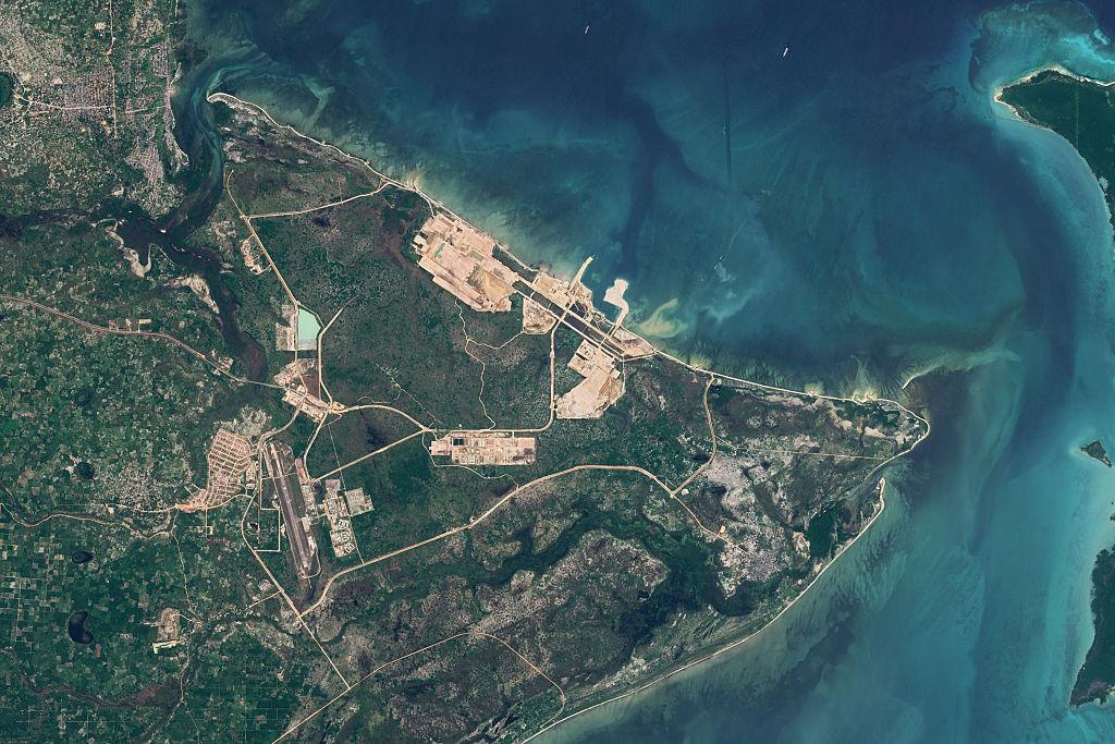 Zdjęcie satelitarne miejsca budowy