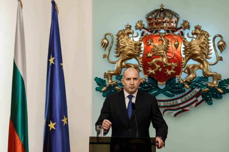 Prezydent Rumen Radew ogłasza swoją rezygnację z urzędu prezydenta Bułgarii