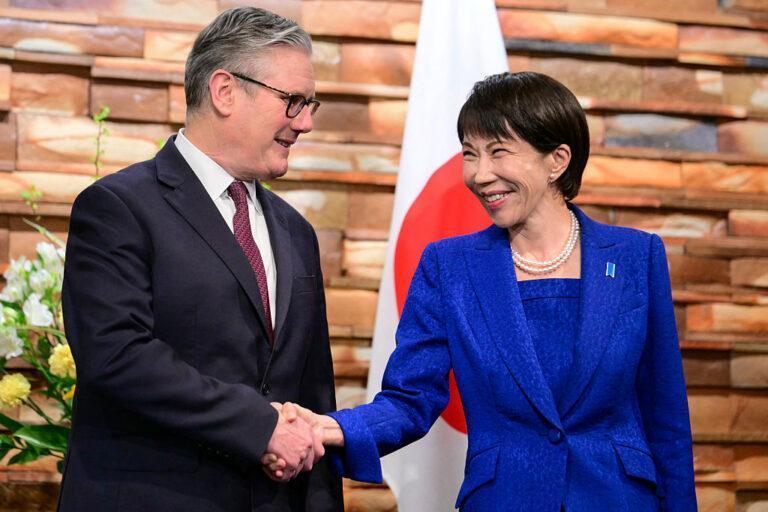 Premierzy Japonii i Wielkiej Brytanii, Sanae Takaichi i Keir Starmer