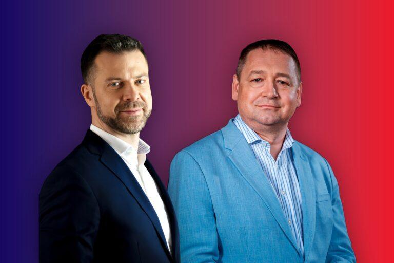 Wojciech Kula, prezes i założyciel Axcellant, oraz Paweł Kuśmierowski, prezes Prometheus MedTech.AI