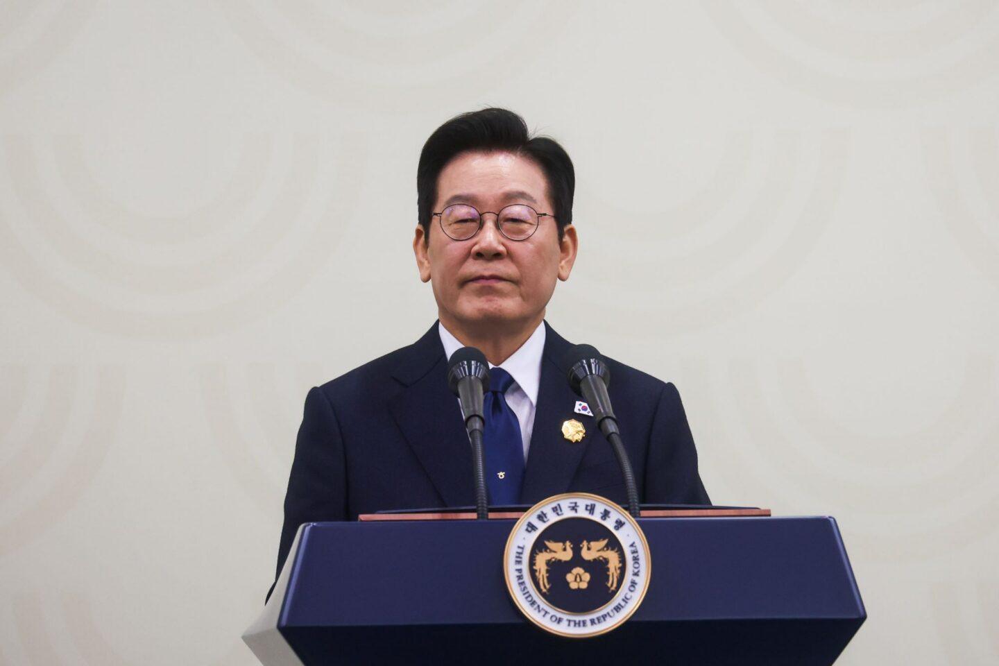 Prezydent Korei Południowej Li Dze Mjung