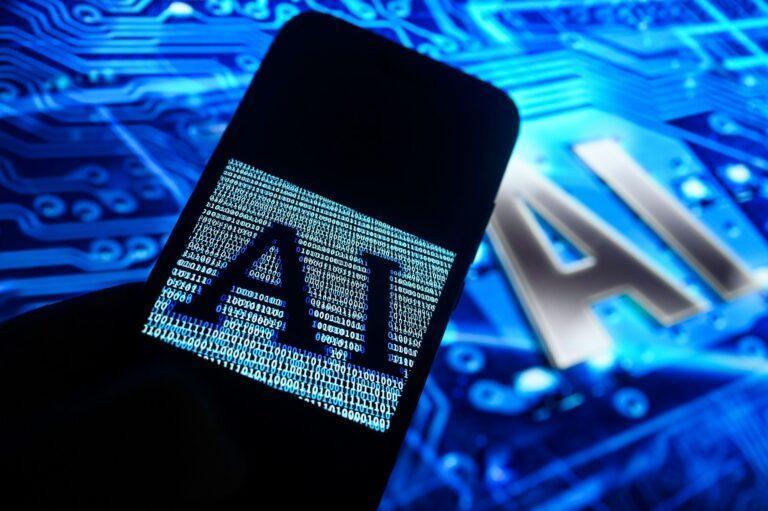 Logo AI na smartfonie