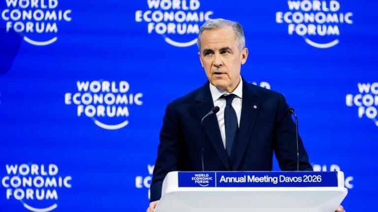 Premier Kanady MarkCarney w Davos