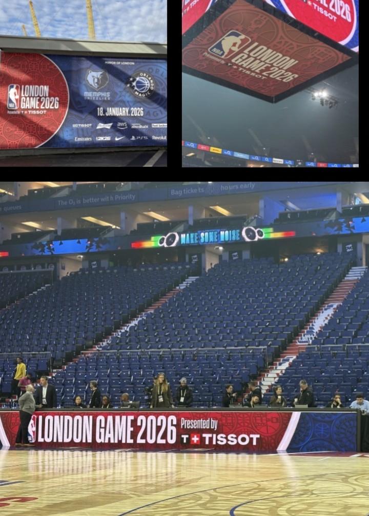 NBA w Londynie, kolaż