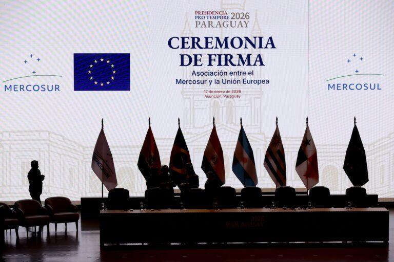 Ceremonia podpisania umowy handlowej UE z Mercosur