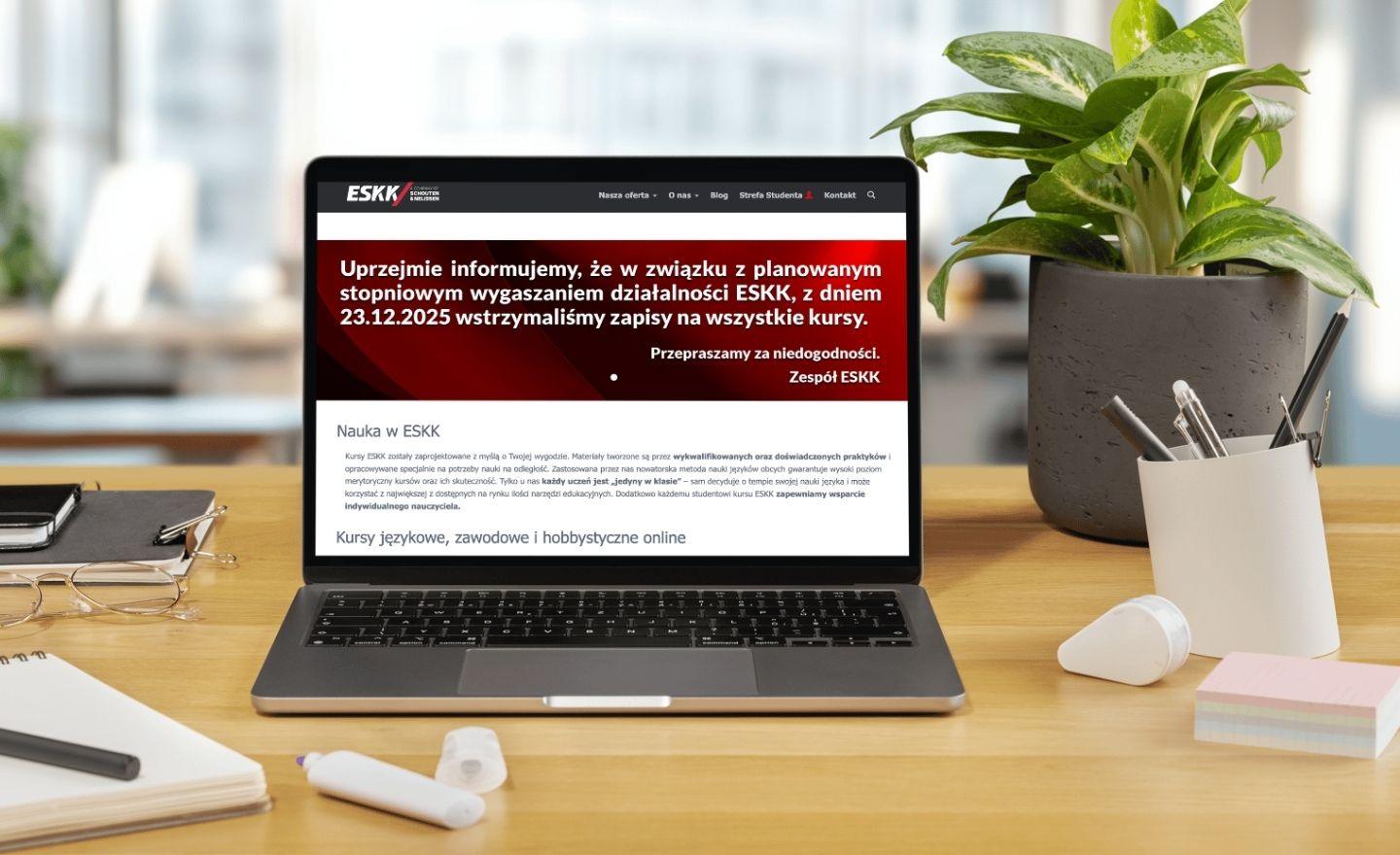 ESKK wygasza działalność. Czy firma przegrała z rynkiem platform i aplikacji e-learningowych?