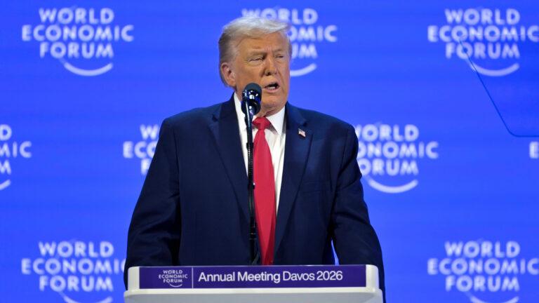 Donald Trump w Davos