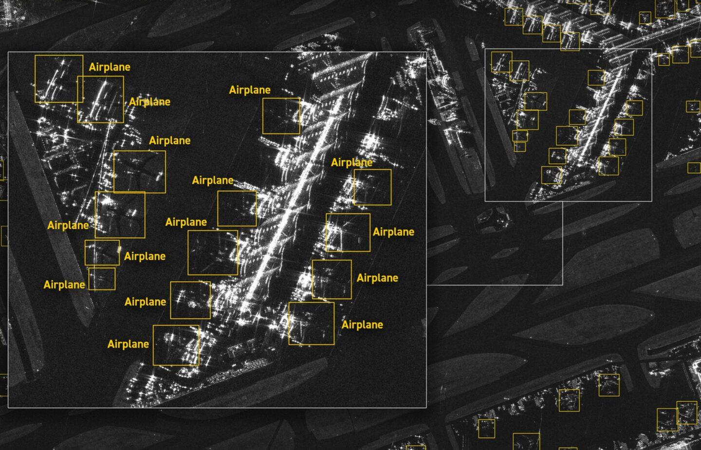 Zdjęcie SAR opisane przez polską firmę Satim
