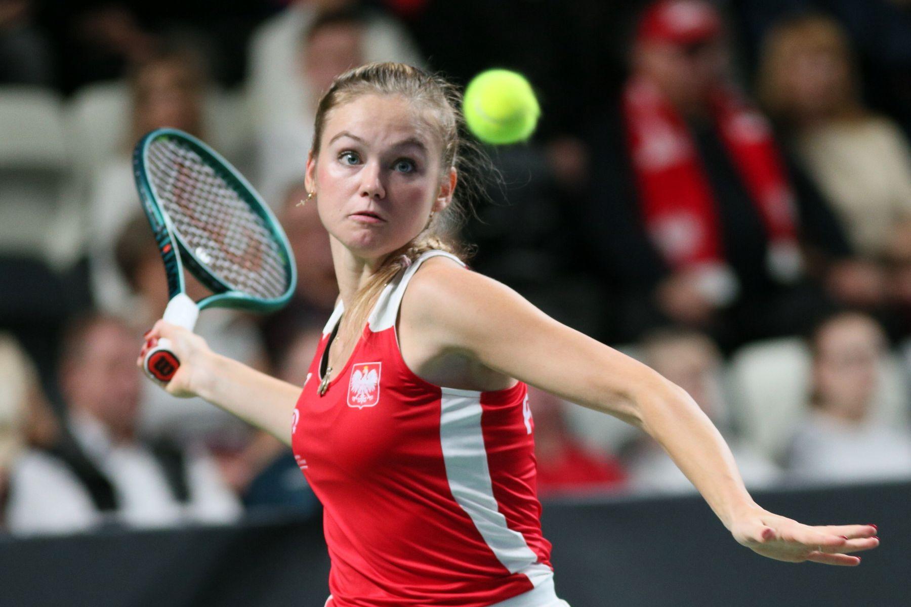 Linda Klimovicova, urodzona w Czechach tenisistka reprezentująca Polskę