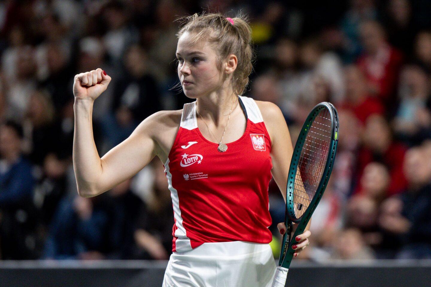 Linda Klimovicova, urodzona w Czechach tenisistka reprezentująca Polskę