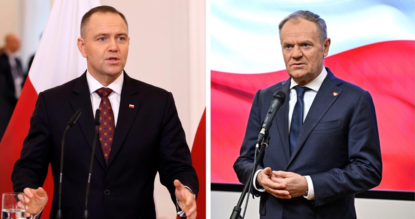 Prezydent Karol Nawrocki i premier Donald Tusk