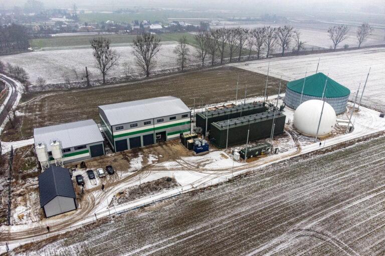 Pierwsza w Polsce biometanownia na terenie Rolniczego Gospodarstwa Doświadczalnego w Brodach.