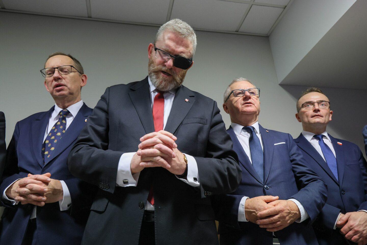 Roman Fritz, Grzegorz Braun, Włodzimierz Skalik, Marek Woch